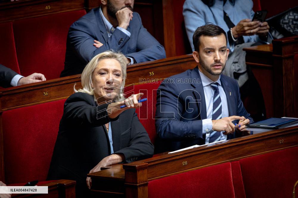 Examination of Draft Finance Bill at the National Assembly - Paris AJ