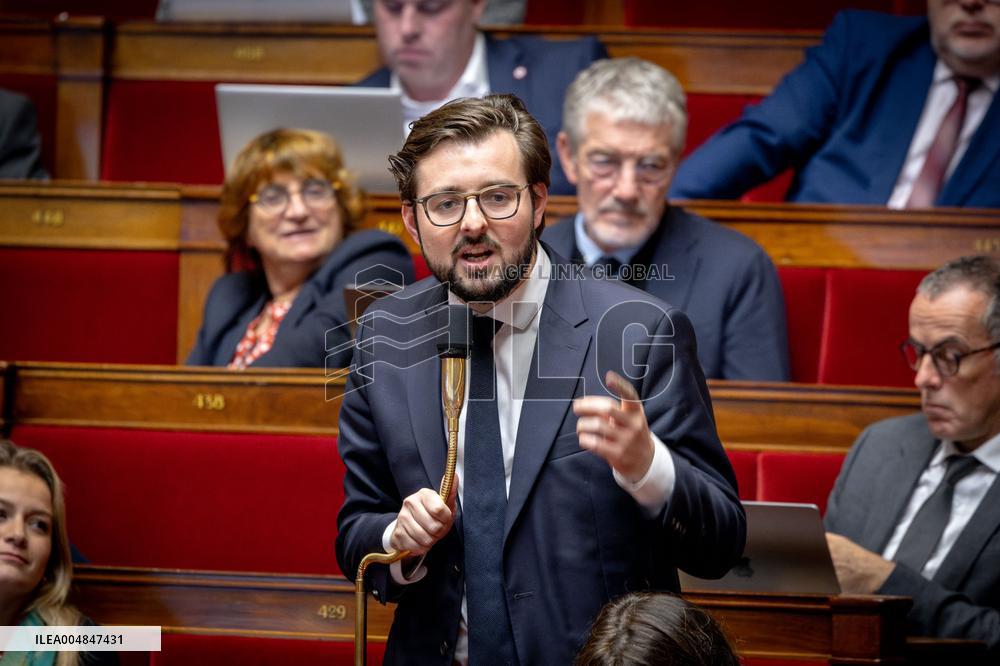 Examination of Draft Finance Bill at the National Assembly - Paris AJ