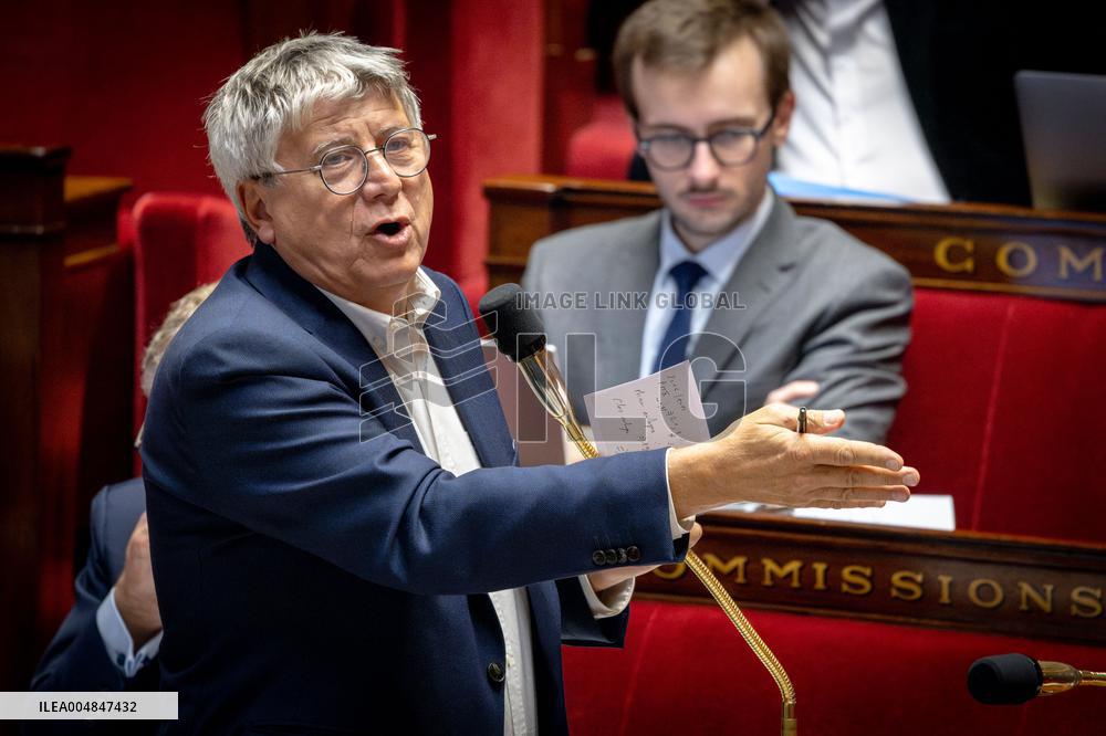 Examination of Draft Finance Bill at the National Assembly - Paris AJ