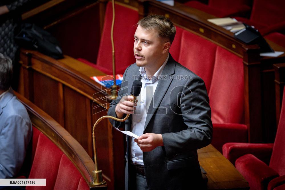 Examination of Draft Finance Bill at the National Assembly - Paris AJ
