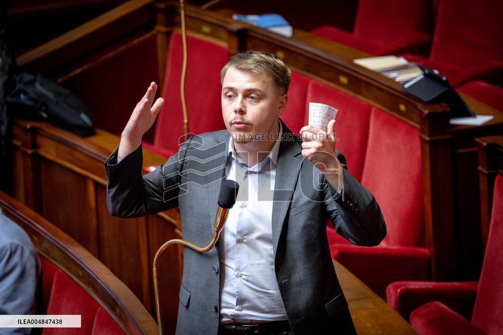 Examination of Draft Finance Bill at the National Assembly - Paris AJ