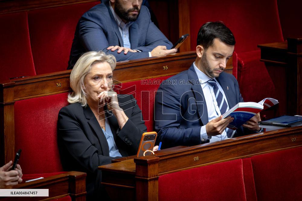 Examination of Draft Finance Bill at the National Assembly - Paris AJ