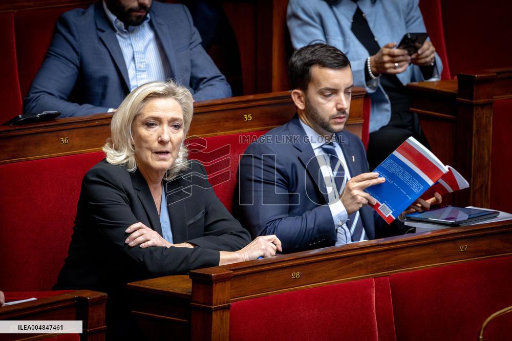Examination of Draft Finance Bill at the National Assembly - Paris AJ
