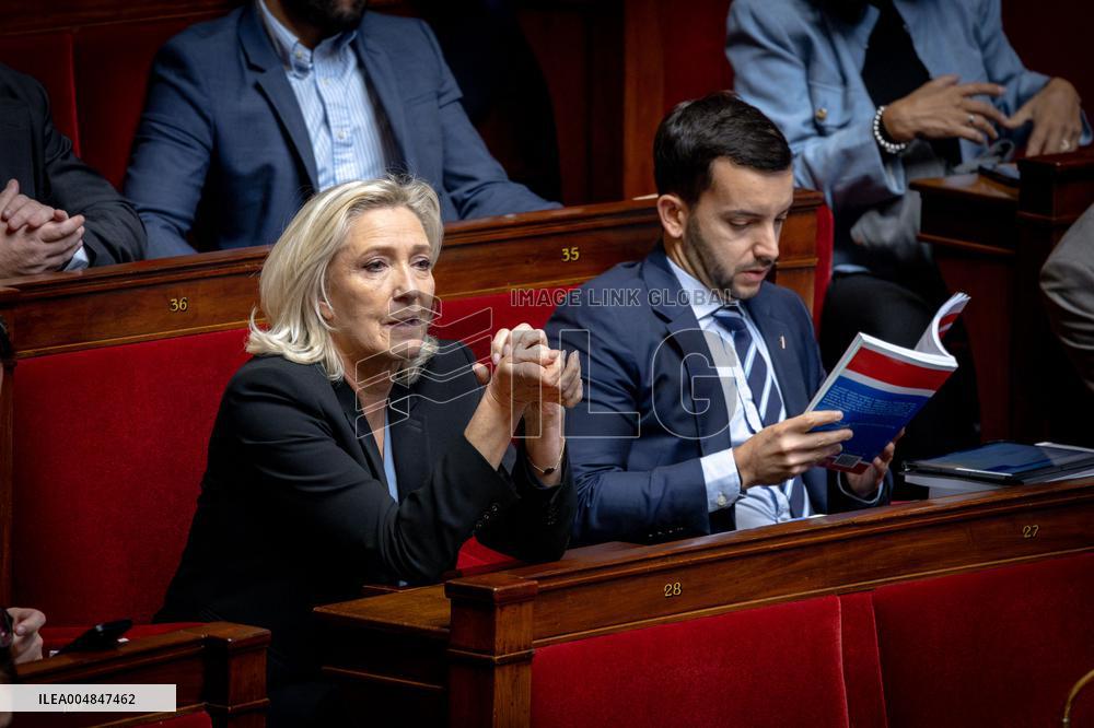 Examination of Draft Finance Bill at the National Assembly - Paris AJ