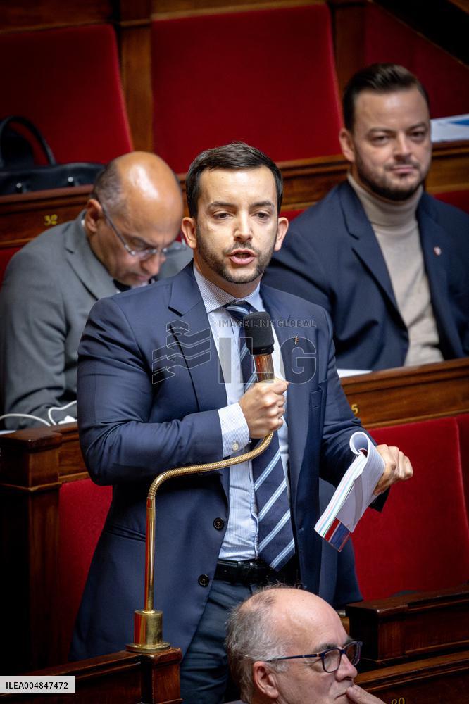Examination of Draft Finance Bill at the National Assembly - Paris AJ