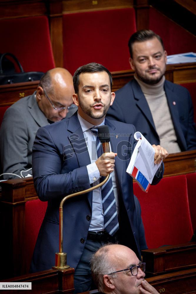 Examination of Draft Finance Bill at the National Assembly - Paris AJ