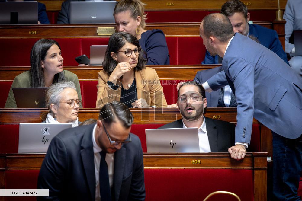 Examination of Draft Finance Bill at the National Assembly - Paris AJ