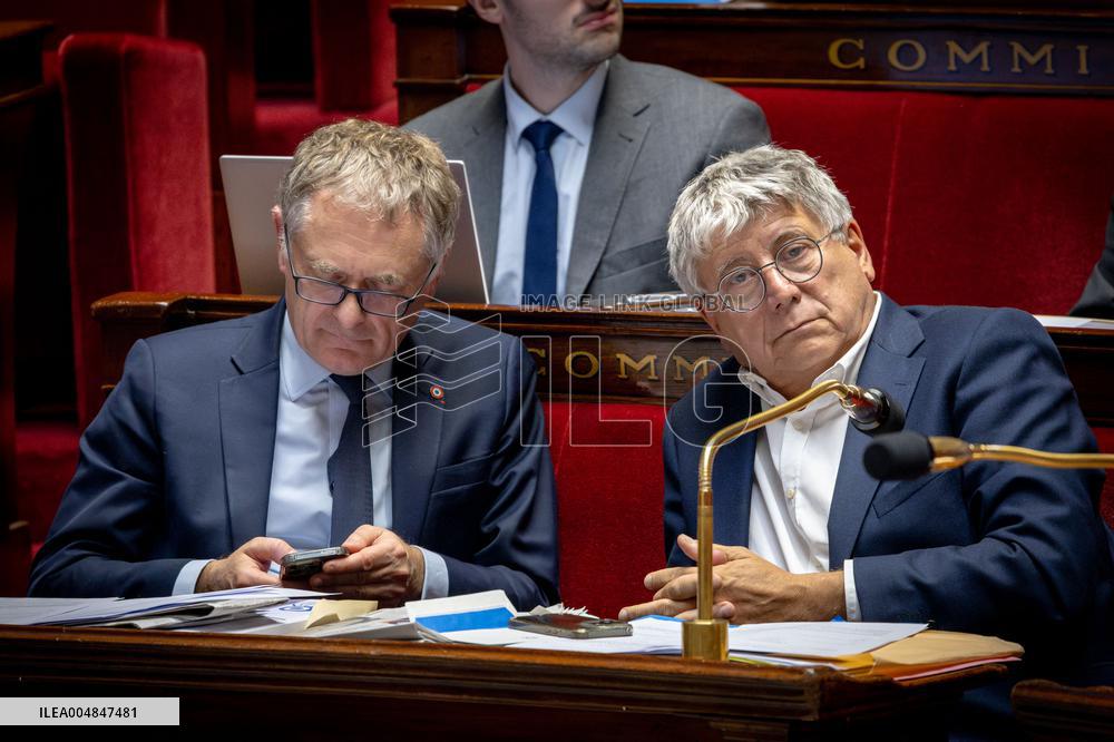 Examination of Draft Finance Bill at the National Assembly - Paris AJ