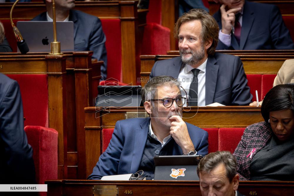 Examination of Draft Finance Bill at the National Assembly - Paris AJ