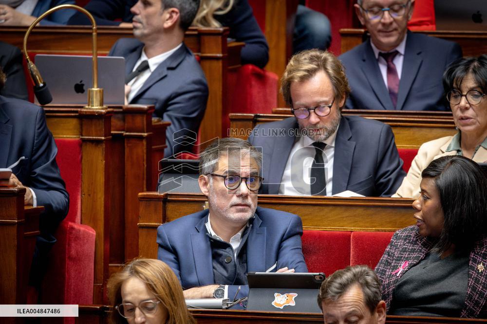 Examination of Draft Finance Bill at the National Assembly - Paris AJ