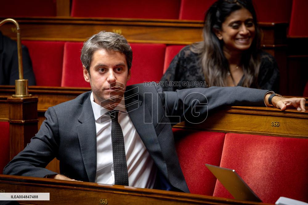 Examination of Draft Finance Bill at the National Assembly - Paris AJ