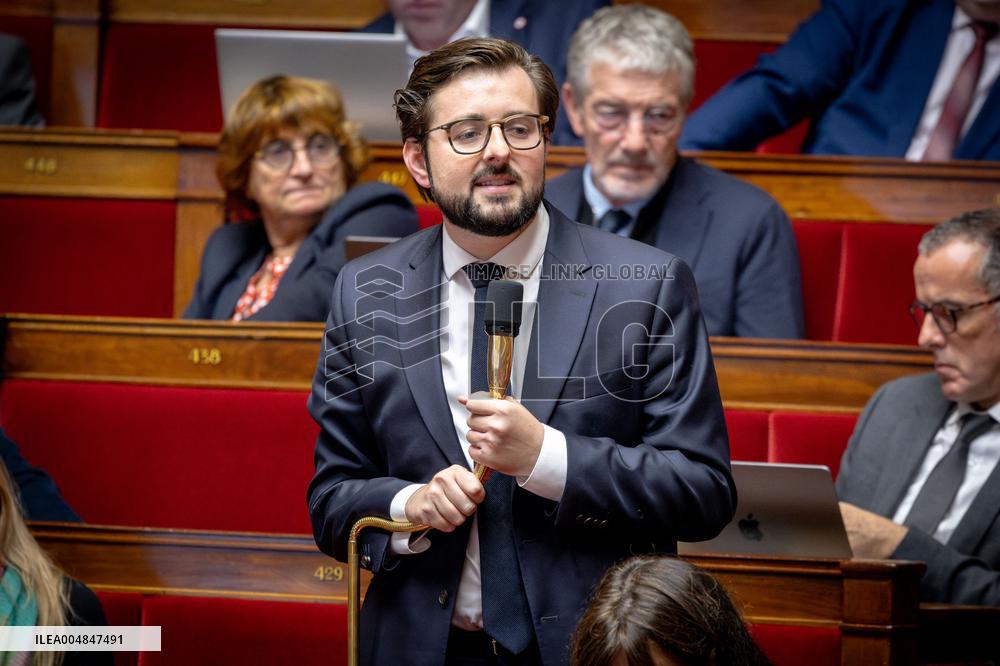 Examination of Draft Finance Bill at the National Assembly - Paris AJ