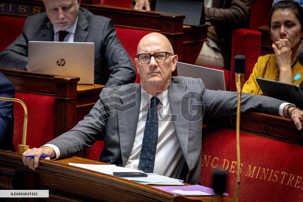 Examination of Draft Finance Bill at the National Assembly - Paris AJ