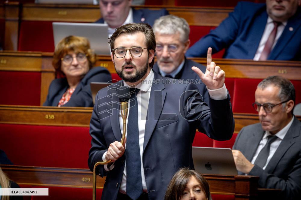Examination of Draft Finance Bill at the National Assembly - Paris AJ