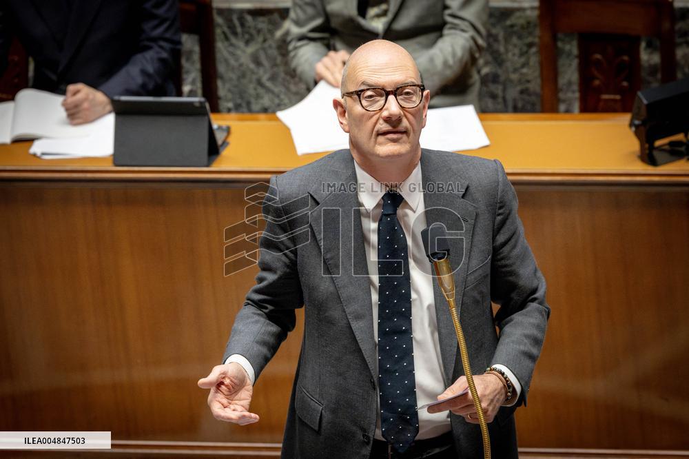 Examination of Draft Finance Bill at the National Assembly - Paris AJ