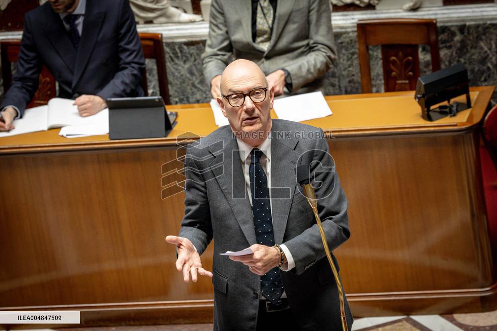 Examination of Draft Finance Bill at the National Assembly - Paris AJ