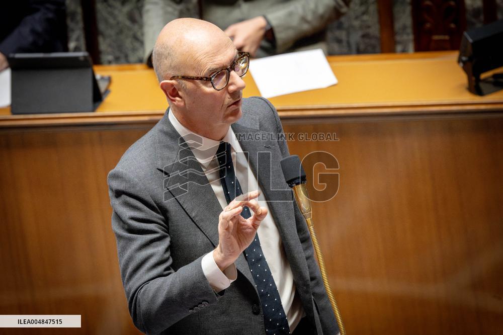 Examination of Draft Finance Bill at the National Assembly - Paris AJ