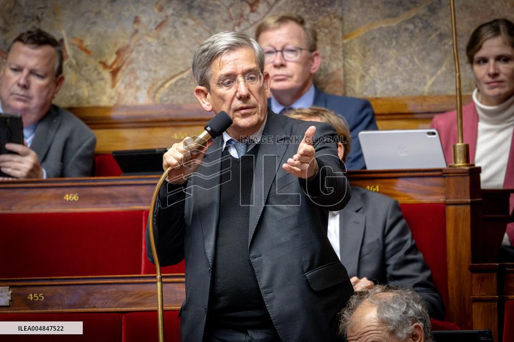 Examination of Draft Finance Bill at the National Assembly - Paris AJ