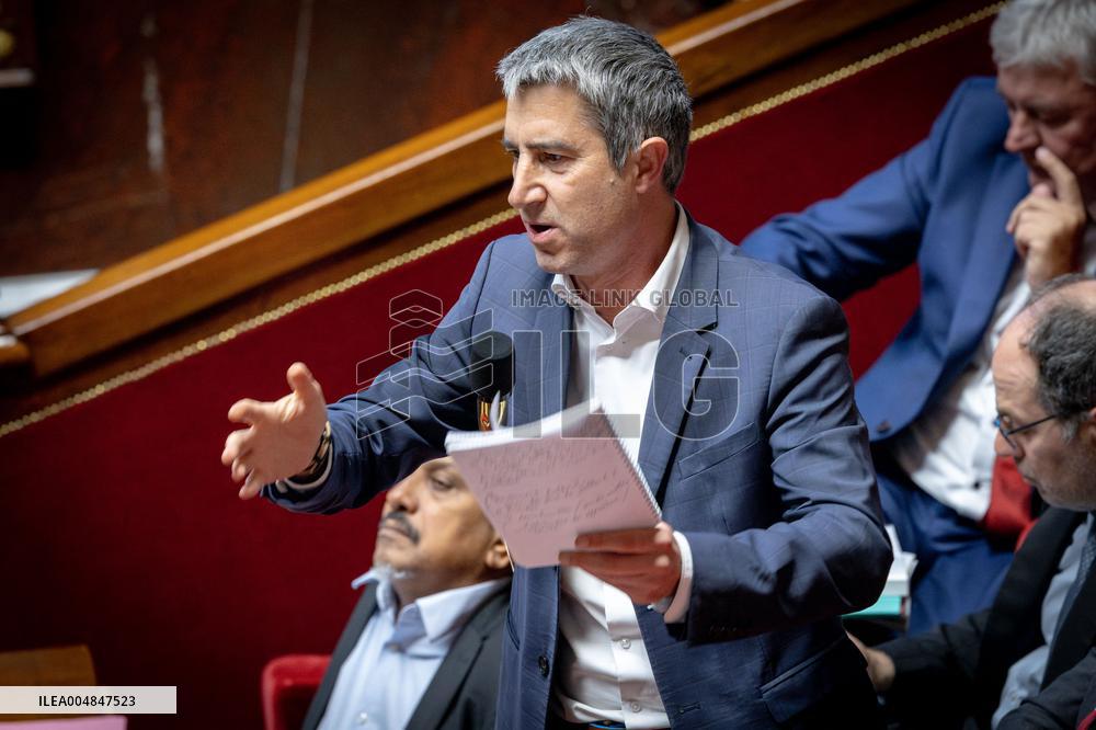 Examination of Draft Finance Bill at the National Assembly - Paris AJ