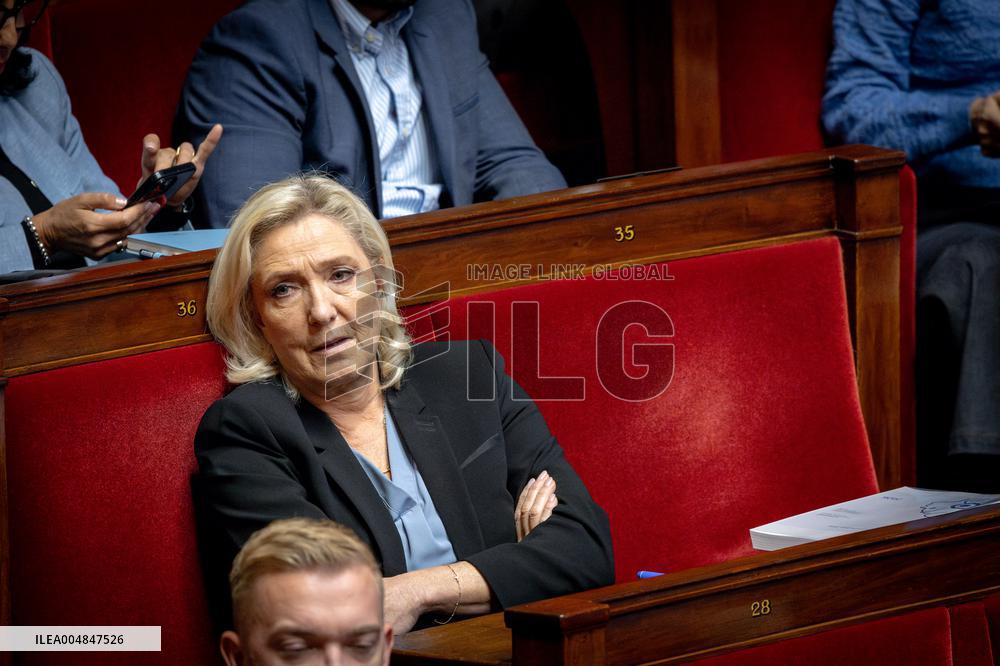 Examination of Draft Finance Bill at the National Assembly - Paris AJ