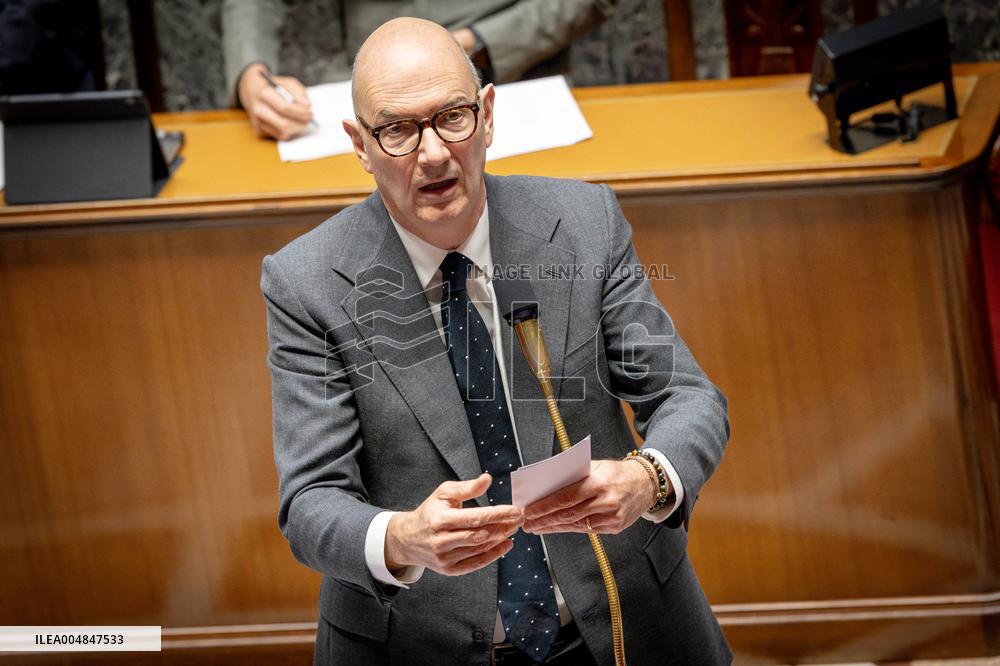 Examination of Draft Finance Bill at the National Assembly - Paris AJ