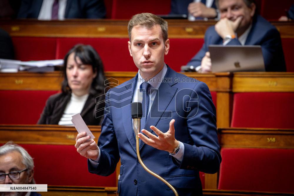 Examination of Draft Finance Bill at the National Assembly - Paris AJ