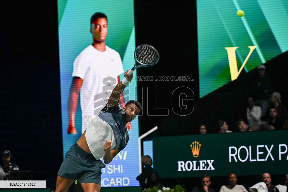 Giovanni Mpetshi Perricard vs Grigor Dimitrov at Rolex Paris Masters 2025 in Paris FA