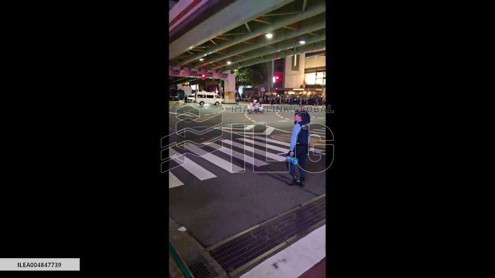 Japan: Trump Convoy Travels Through Tokyo Under Heavy Security 3