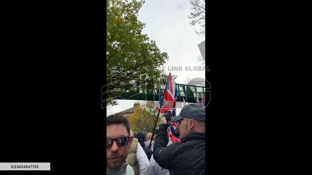 UK: Hundreds Gather for Anti-Immigration Protest in Southampton, Facing Counter Protesters