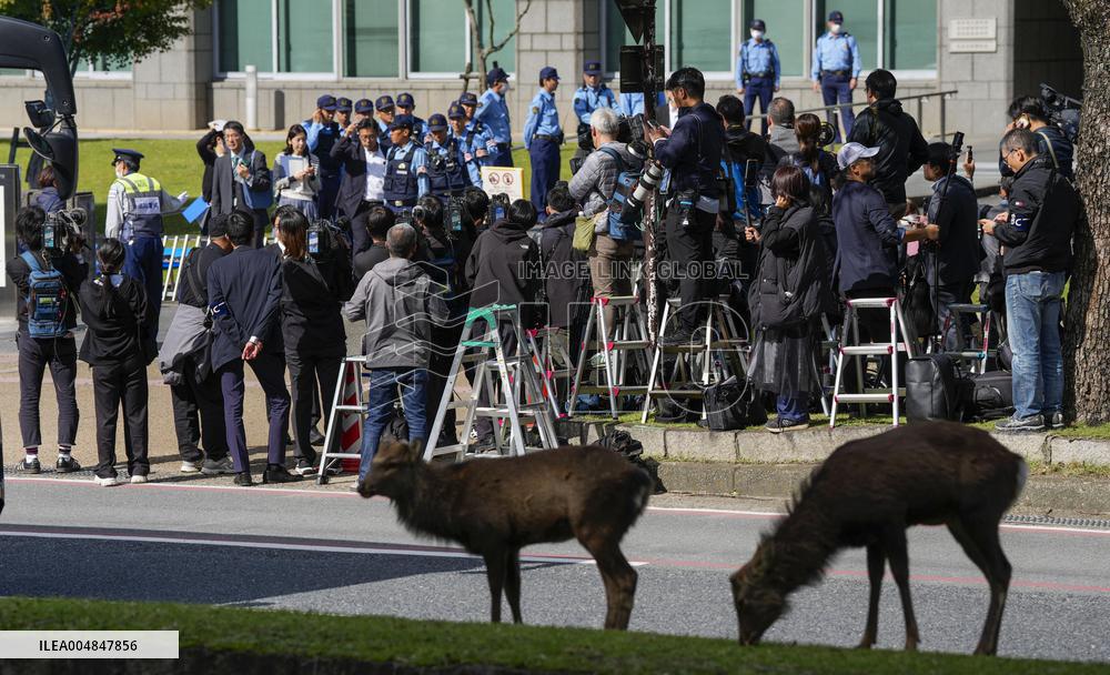 Trial of shooter of ex-Japan PM Abe