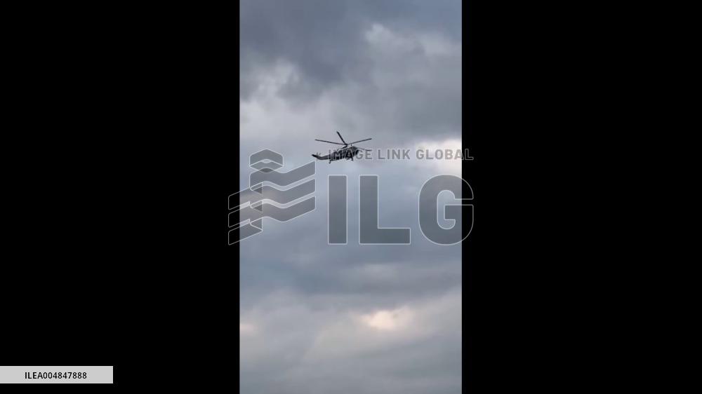 Japan: Trump Arrives at U.S. Navy Yokosuka Base Aboard Marine One