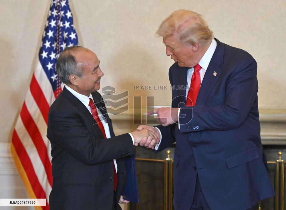 U.S. President Trump meets Japanese business leaders