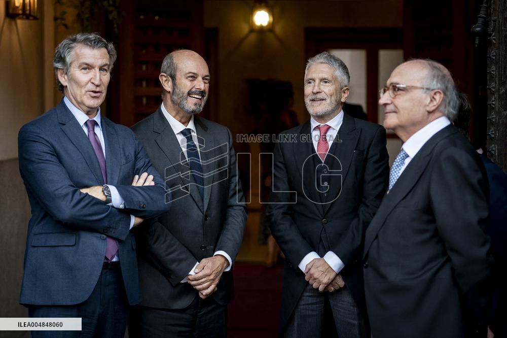 King Felipe VI At Royal Academy Admission - Madrid