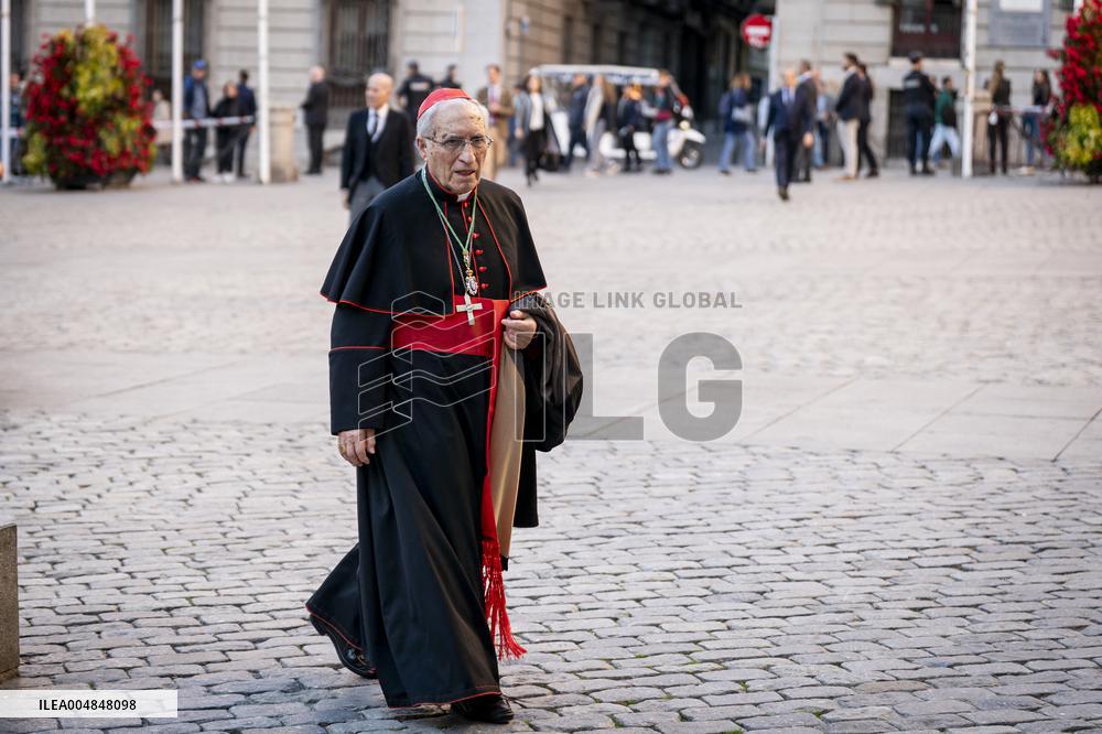 King Felipe VI At Royal Academy Admission - Madrid