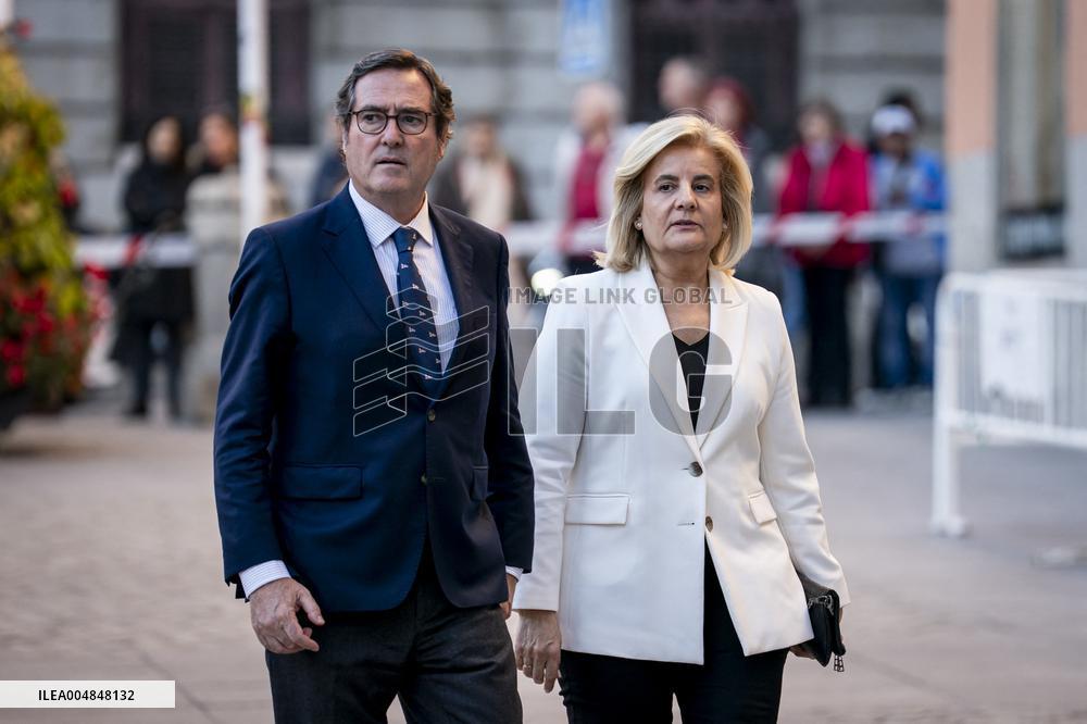 King Felipe VI At Royal Academy Admission - Madrid