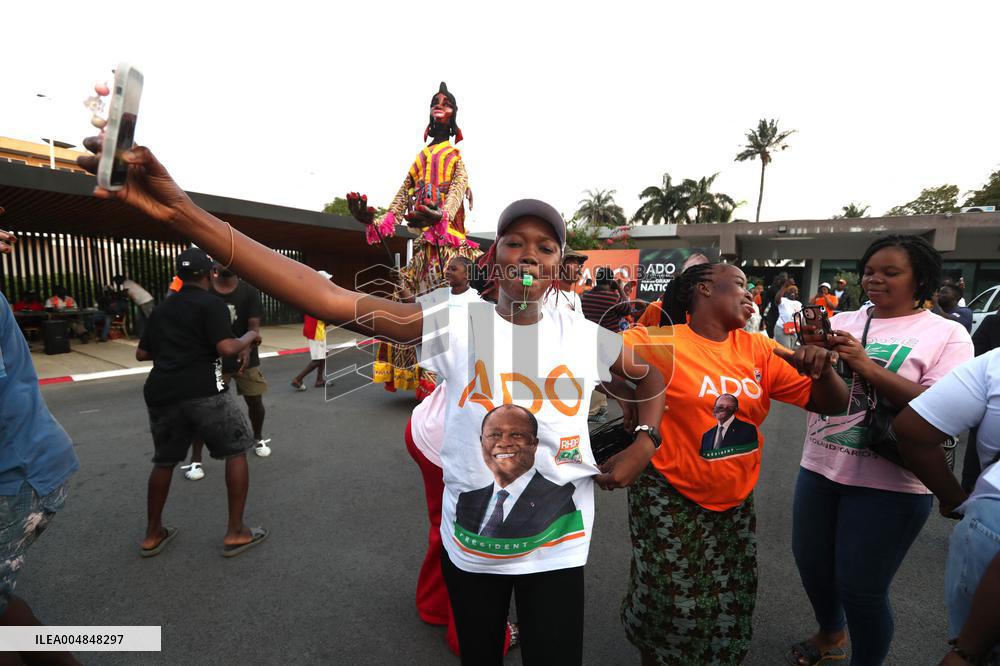 Alassane Ouattara Wins Presidential Election - Abidjan