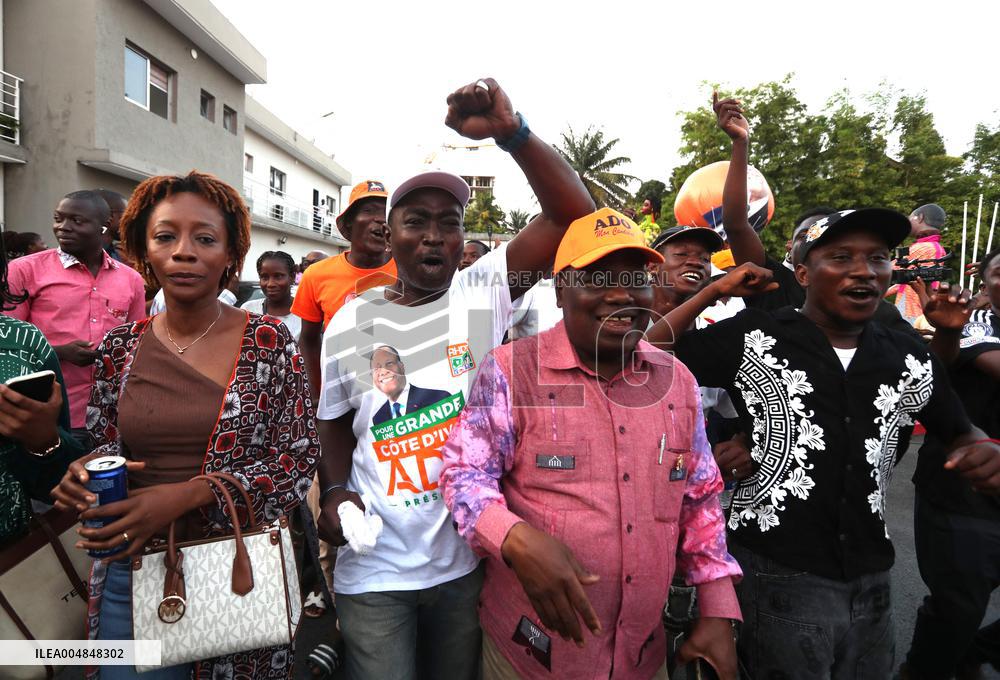Alassane Ouattara Wins Presidential Election - Abidjan