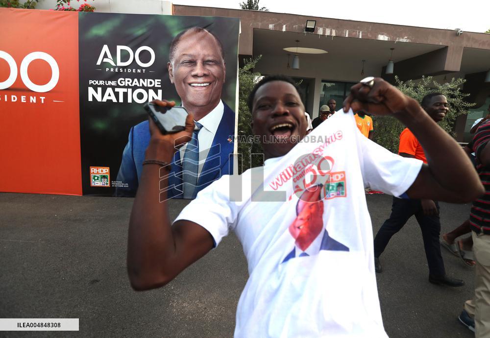 Alassane Ouattara Wins Presidential Election - Abidjan