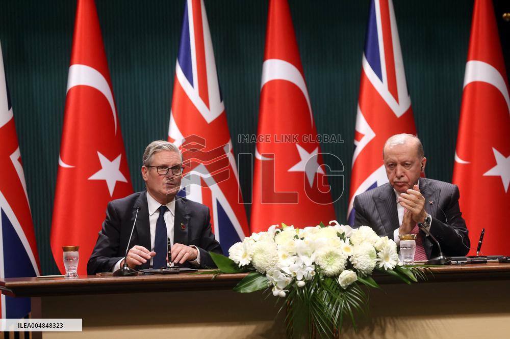 Recep Tayyip Erdogan Meets Keir Starmer - Ankara