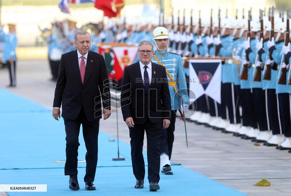 Recep Tayyip Erdogan Meets Keir Starmer - Ankara