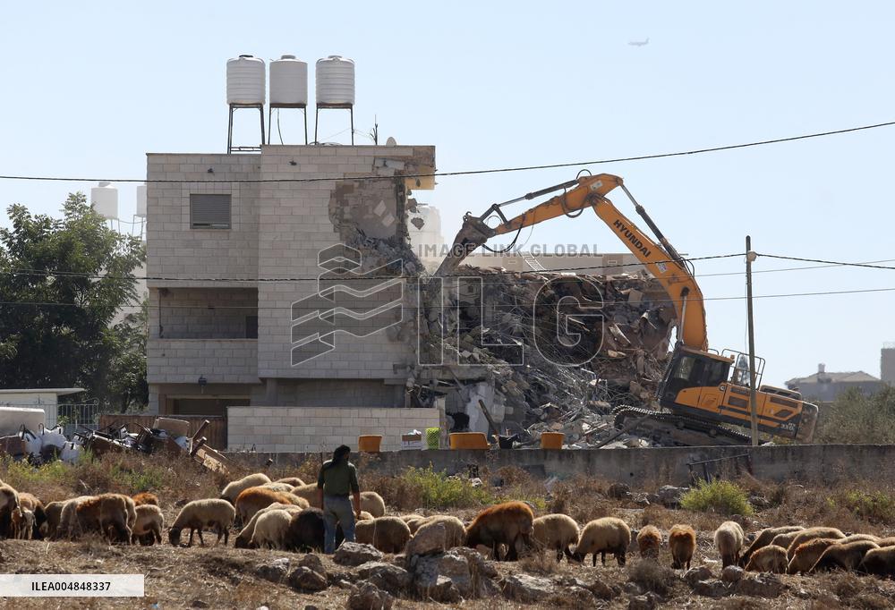House Demolition After Israeli Operation - Qalqilya