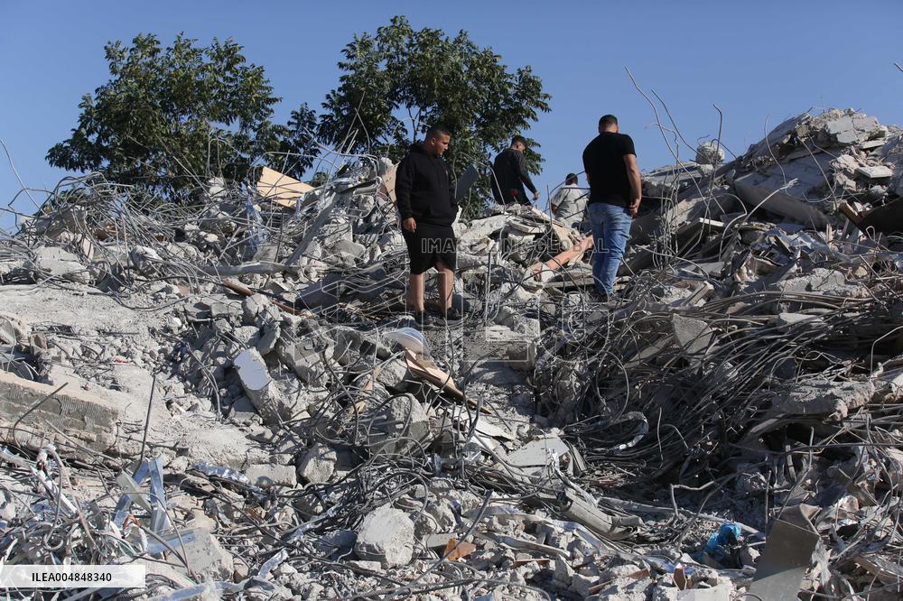 House Demolition After Israeli Operation - Qalqilya