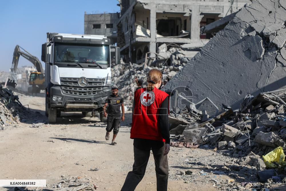 Destroyed Buildings In Jabalia Refugee Camp - Gaza