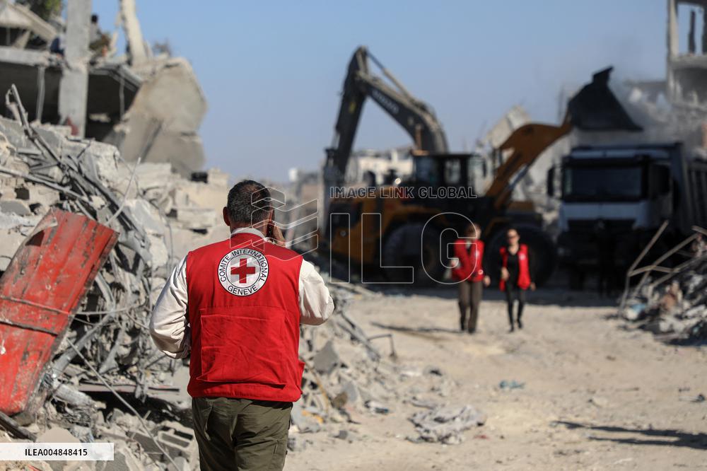 Destroyed Buildings In Jabalia Refugee Camp - Gaza