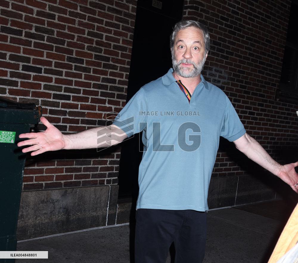 Judd Apatow At The Late Show With Stephen Colbert - NYC