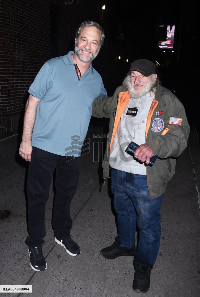 Judd Apatow At The Late Show With Stephen Colbert - NYC