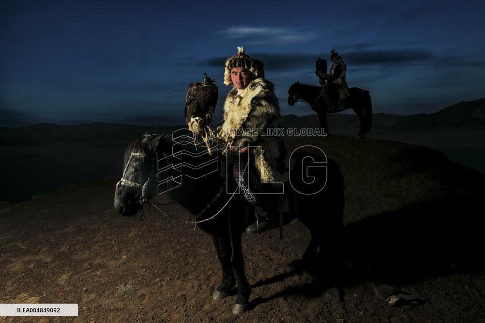 Kazakh Eagle Hunters Preserve Ancient Tradition - Mongolia