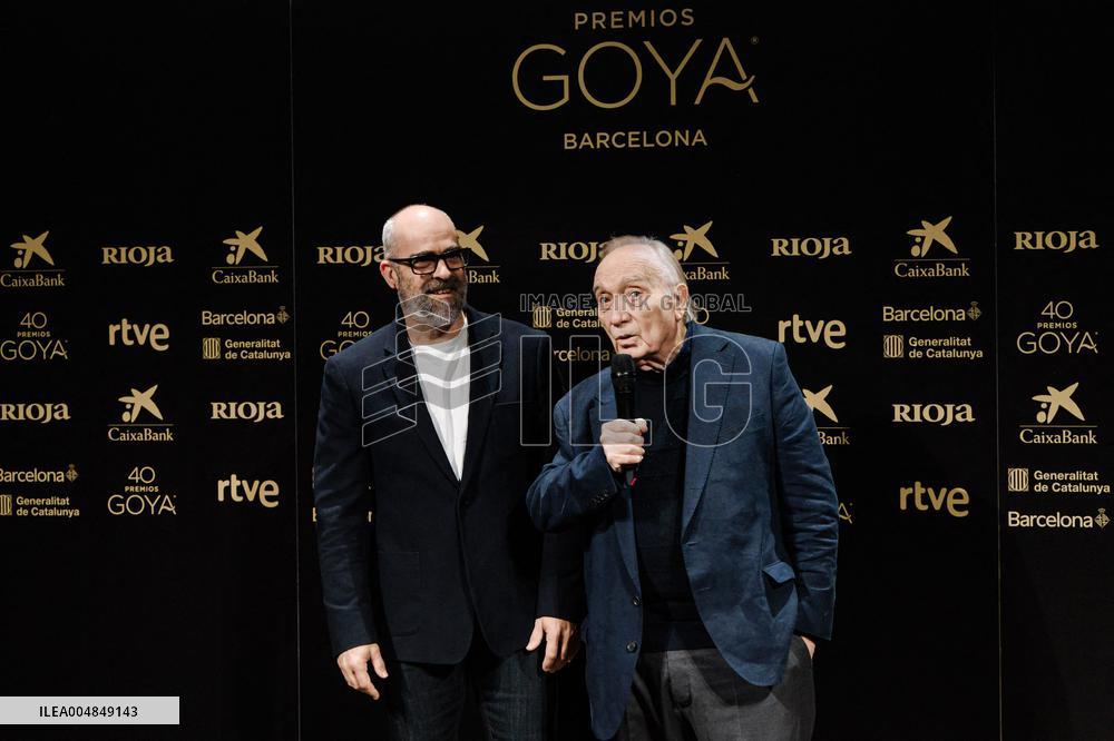 40th Goya Awards Presentation - Madrid