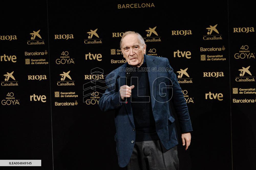 40th Goya Awards Presentation - Madrid