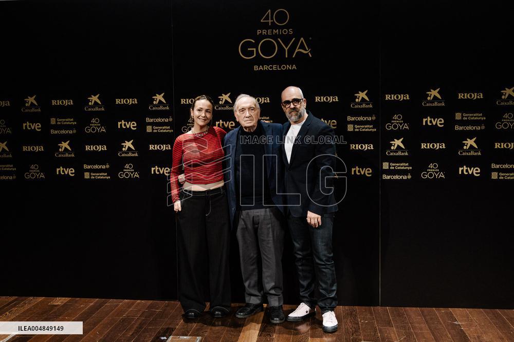 40th Goya Awards Presentation - Madrid